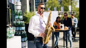 Muziek bruiloft - Saxofonist Rens van der Burg